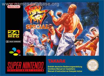 Cover Fatal Fury Special for Super Nintendo